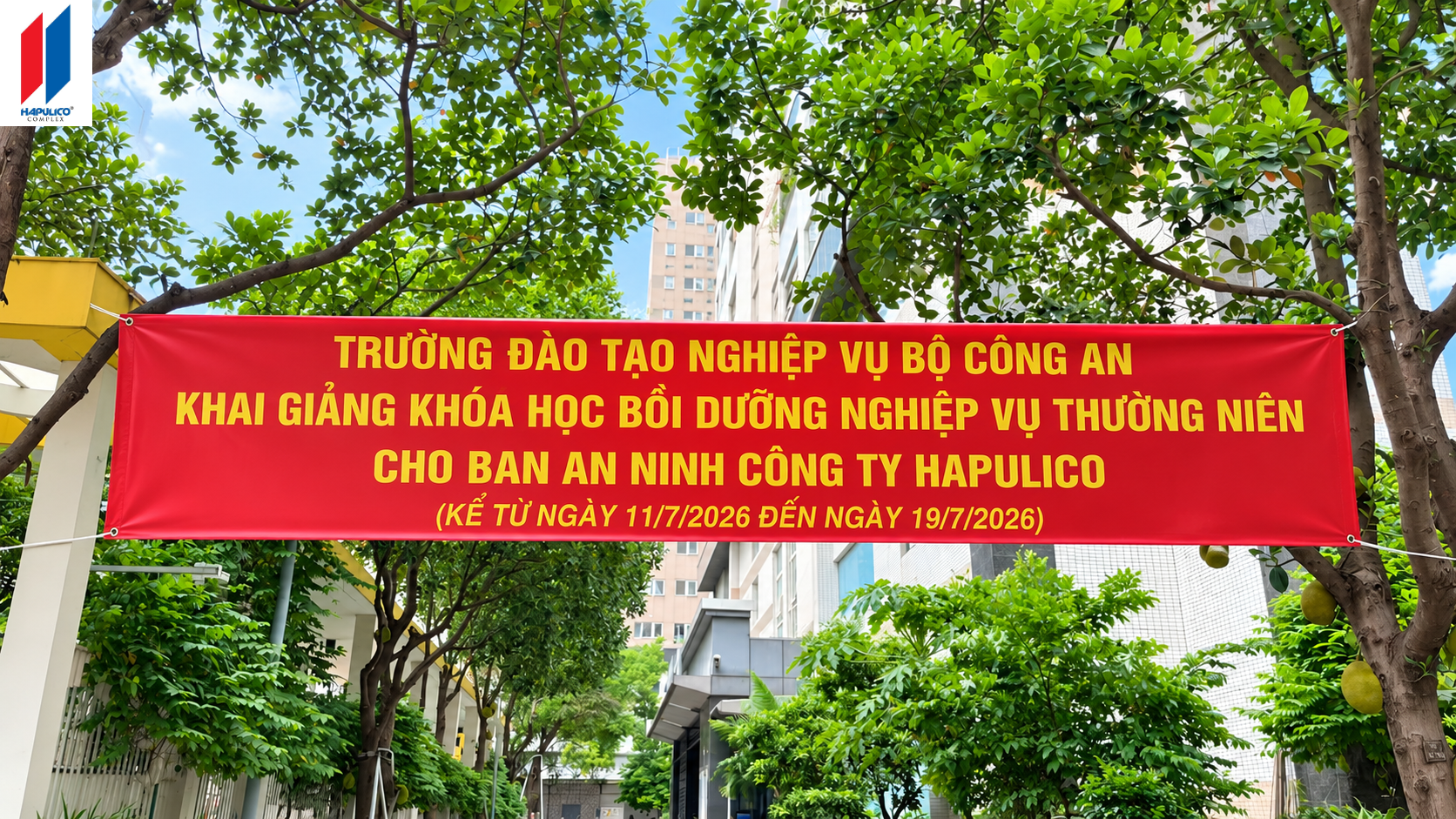 HAPULICO TỔ CHỨC TẬP HUẤN PHÁP LUẬT, NGHIỆP VỤ ĐỐI VỚI LỰC LƯỢNG AN NINH NĂM 2026